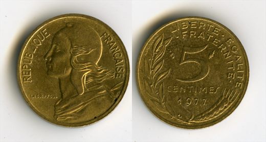 Franca - Centimo 5 - 1977