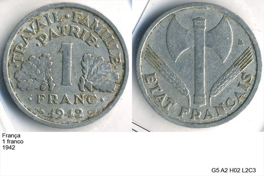 Franca - Franco 1 - 1942 - G5 A2 H02 L2C3