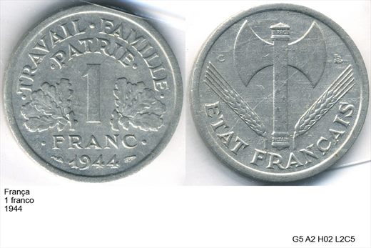 Franca - Franco 1 - 1944 - G5 A2 H02 L2C5