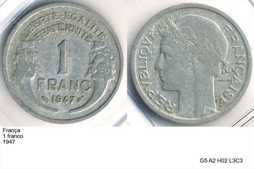 Franca - Franco 1 - 1947 - G5 A2 H02 L3C3