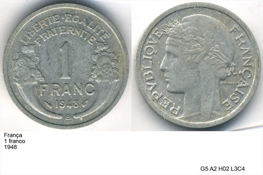 Franca - Franco 1 - 1948 - G5 A2 H02 L3C4