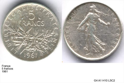 Franca - Franco 5 - 1961 - G4 A1 H10 L5C2