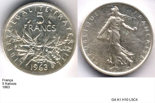 Franca - Franco 5 - 1963 - G4 A1 H10 L5C4