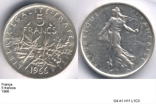 Franca - Franco 5 - 1966 - G4 A1 H11 L1C3