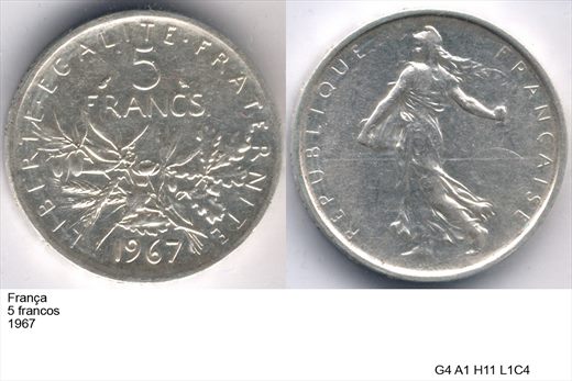 Franca - Franco 5 - 1967 - G4 A1 H11 L1C4
