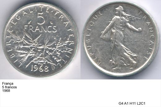Franca - Franco 5 - 1968 - G4 A1 H11 L2C1