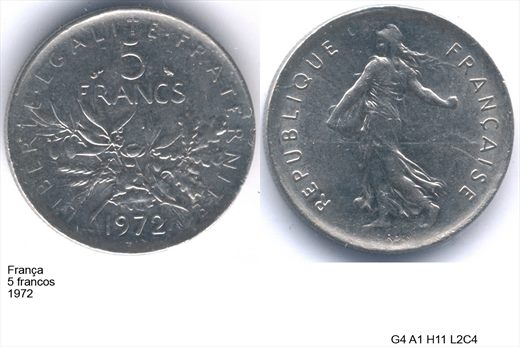 Franca - Franco 5 - 1972 - G4 A1 H11 L2C4