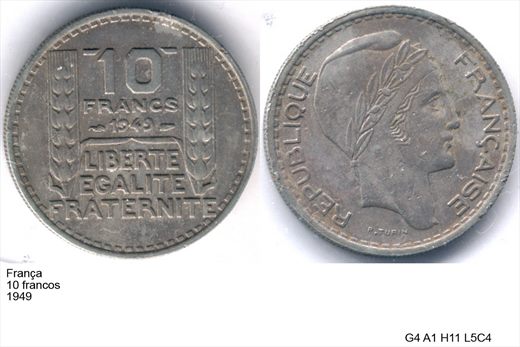 Franca - Franco 10 - 1949 - G4 A1 H11 L5C4