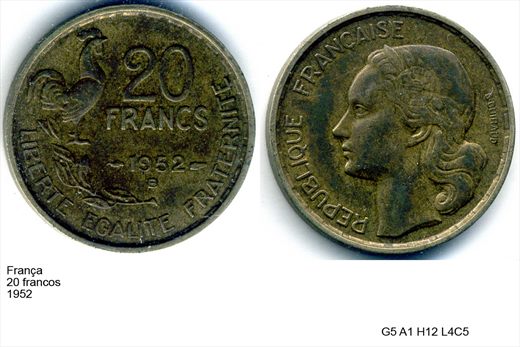 Franca - Franco 20 - 1952 - G5 A1 H12 L4C5