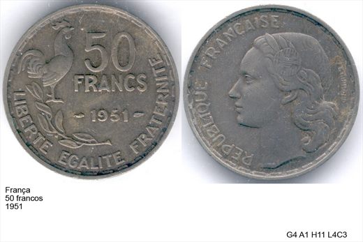Franca - Franco 50 - 1951 - G4 A1 H11 L4C3