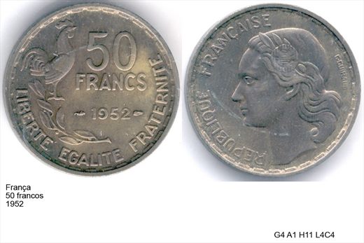 Franca - Franco 50 - 1952 - G4 A1 H11 L4C4
