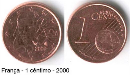 Franca - Euro Cent 1 - 2000