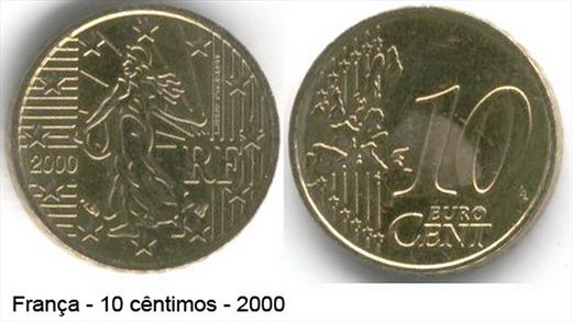 Franca - Euro Cent 10 - 2000