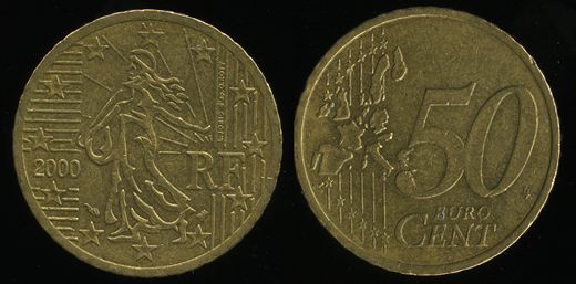 Franca - Euro cent 50 - 2000
