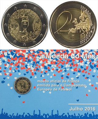 Franca - Euro 2 - 2016 (Moeda do Mes Julho 2016)