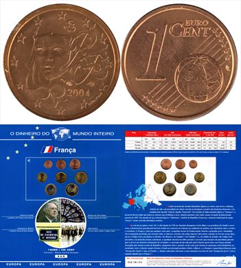 Franca - Euro Cent 1 - 2004 DMI