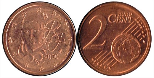 Franca - Euro Cent 2 - 2000