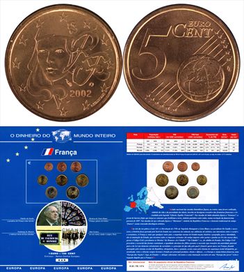 Franca - Euro Cent 5 - 2002 DMI