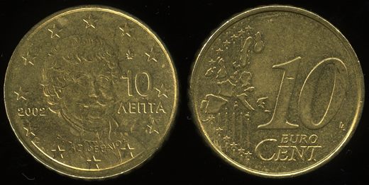 Grecia - Euro Cent 10 - 2002