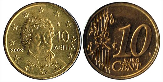 Grecia - Euro Cent 10 - 2002