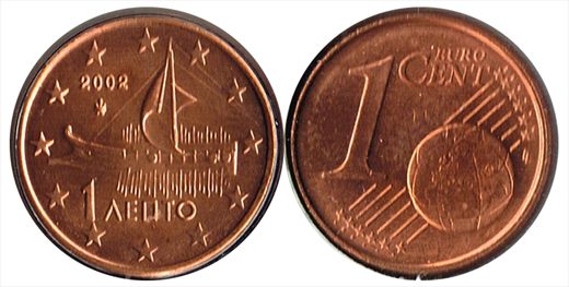 Grecia - Euro Cent 1 - 2002