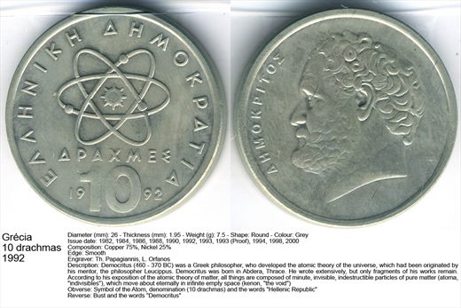 Grecia - Drachma 10 - 1992 - G5 A2 H12 L2C5
