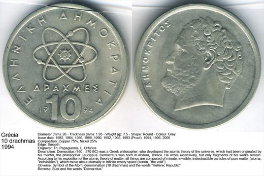 Grecia - Drachma 10 - 1994 - G5 A2 H12 L2C4