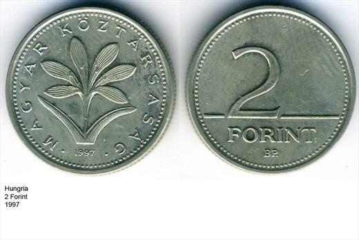 Hungria - Forint 2 - 1997 - G6 A3 H02 L4C2