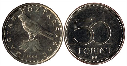 Hungria - Forint 50 - 2004