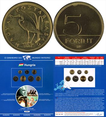Hungria - Forint 5 - 2001 DMI