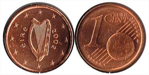 Irlanda - Euro Cent 1 - 2002