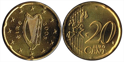 Irlanda - Euro Cent 20 - 2003