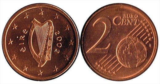 Irlanda - Euro Cent 2 - 2002