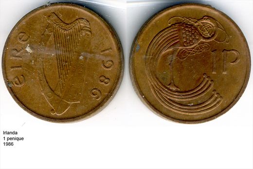 Irlanda - Penique 1 - 1986 - G6 A3 H02 L6C1