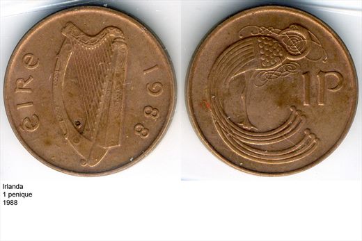 Irlanda - Penique 1 - 1988 - G6 A3 H02 L6C2