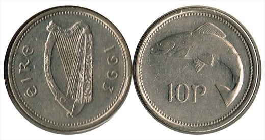 Irlanda - Penny 10 - 1993