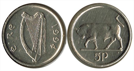Irlanda - Penny 5 - 1994