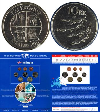 Islandia - Krona 10 - 2004 DMI