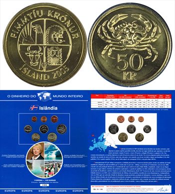 Islandia - Krona 50 - 2005 DMI