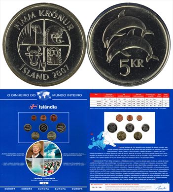 Islandia - Krona 5 - 2007 DMI