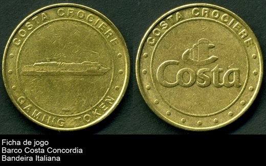 Italia - Costa Concordia - Ficha de jogo