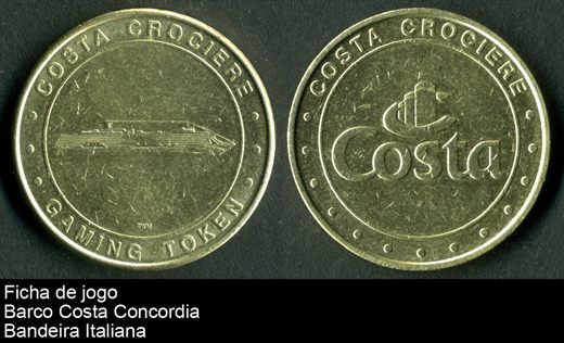 Italia - Costa Concordia - Ficha de jogo