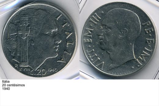 Italia - Centesimo 20 - 1940 - G6 A2 H07 L4C1