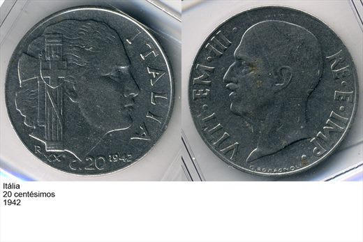 Italia - Centesimo 20 - 1942 - G6 A2 H07 L4C3