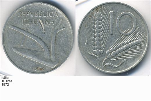 Italia - Lira 10 - 1972 - G5 A2 H06 L3C3