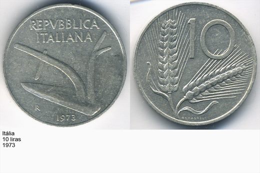 Italia - Lira 10 - 1973 - G5 A2 H06 L3C4