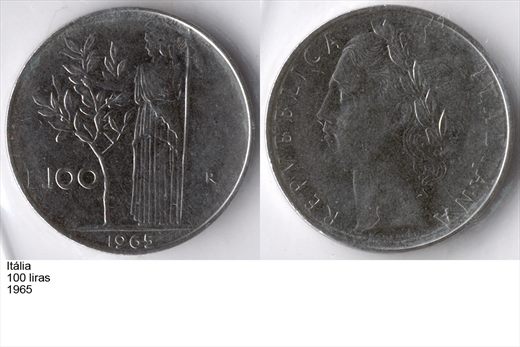 Italia - Lira 100 - 1965 - G4 A2 H04 L2C3