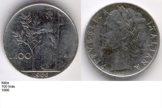 Italia - Lira 100 - 1966 - G4 A2 H04 L2C4