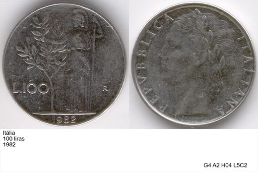 Italia - Lira 100 - 1982 - G4 A2 H04 L5C2