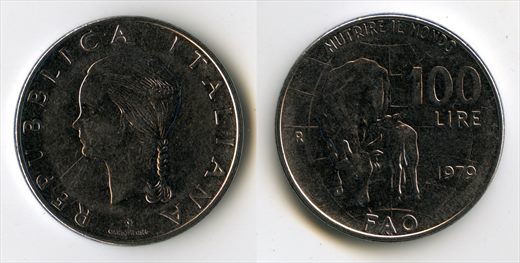 Italia - Lira 100 - 1979